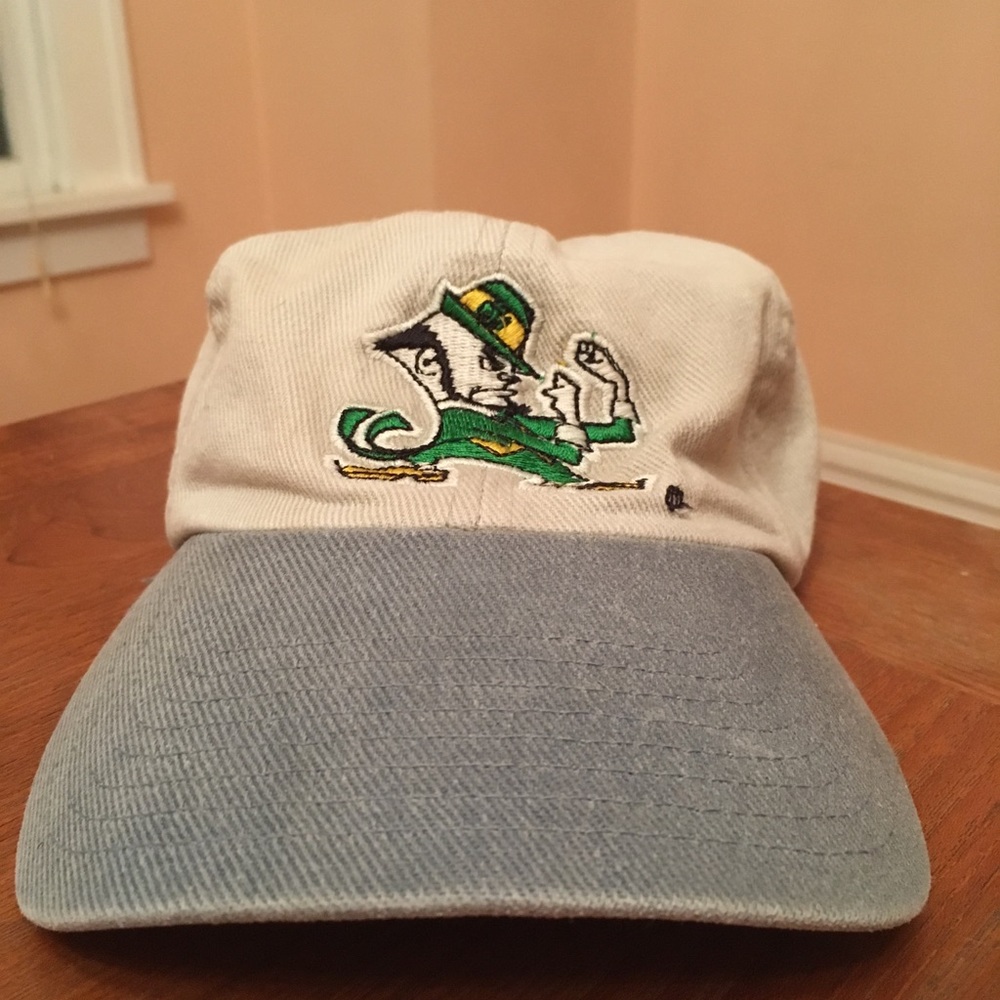 Bundle of Notre Dame Dad Hat and US open hat.
